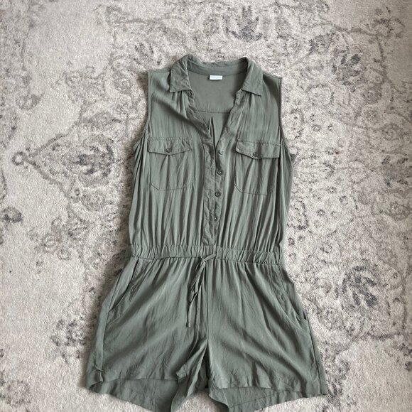 Lascana Sleeveless Drawstring Romper - Picture 1 of 7